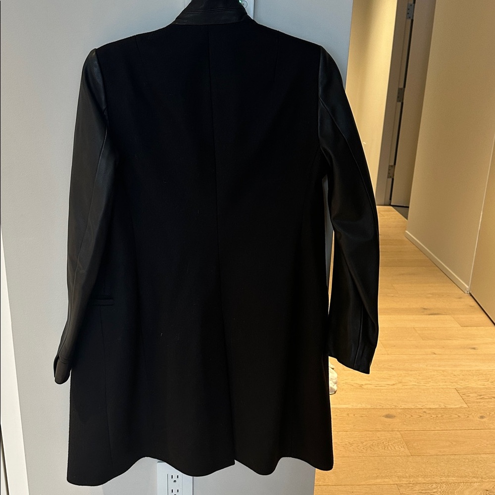 Women’s all saints black coat- size 6 - Picture 8 of 8